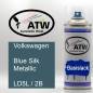 Preview: Volkswagen, Blue Silk Metallic, LD5L / 2B: 400ml Sprühdose, von ATW Autoteile West.